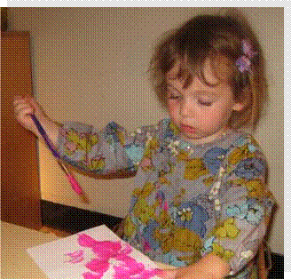 Brush painting